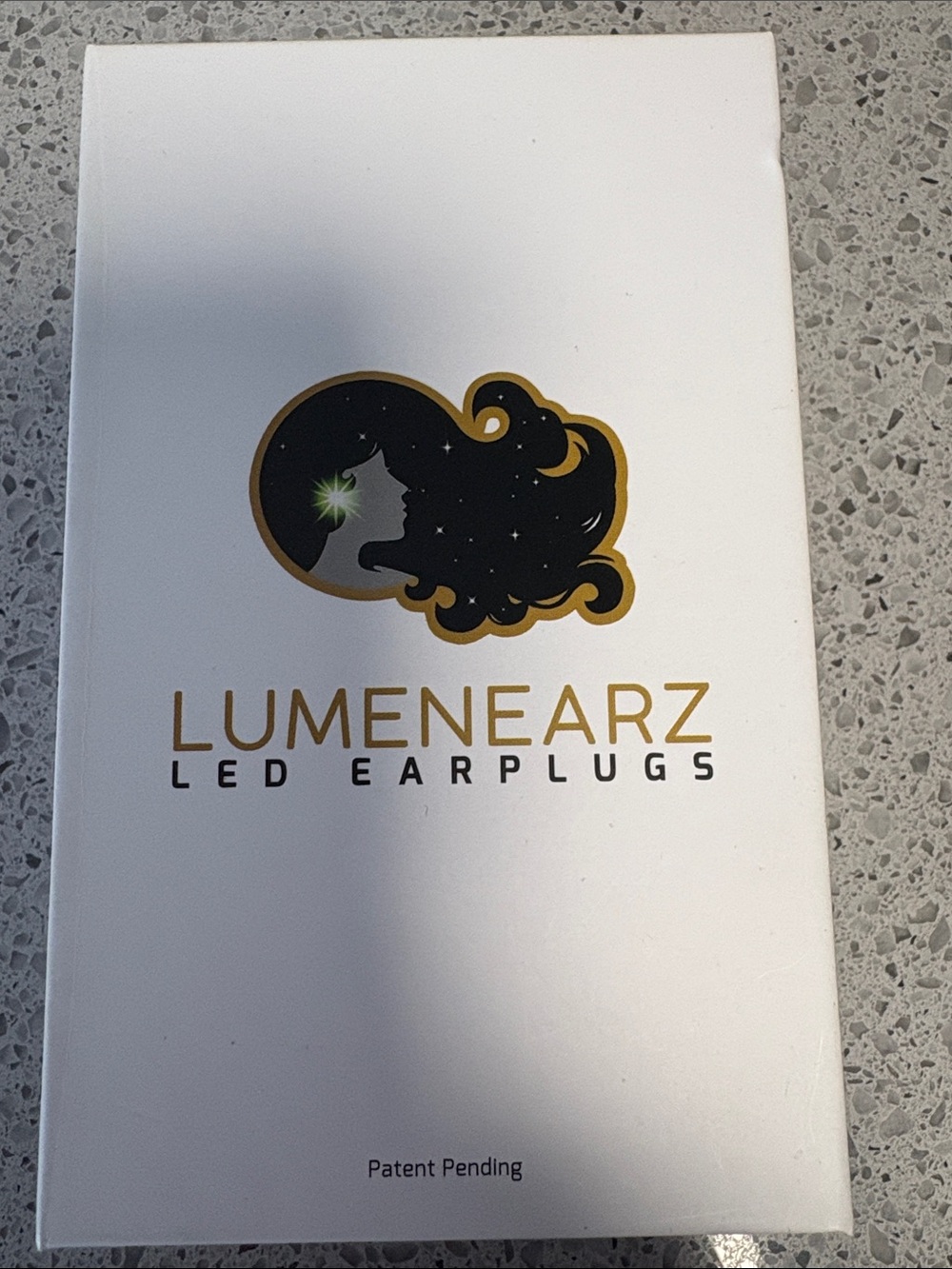 LumeneArz LED Earplugs - White and Gold Earbud Headphones